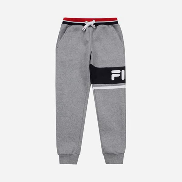 Fila Jogger Nohavice Detske Siva - Paolo Warm Up Fleece Vypredaj - Slovakia 51032-EOMP